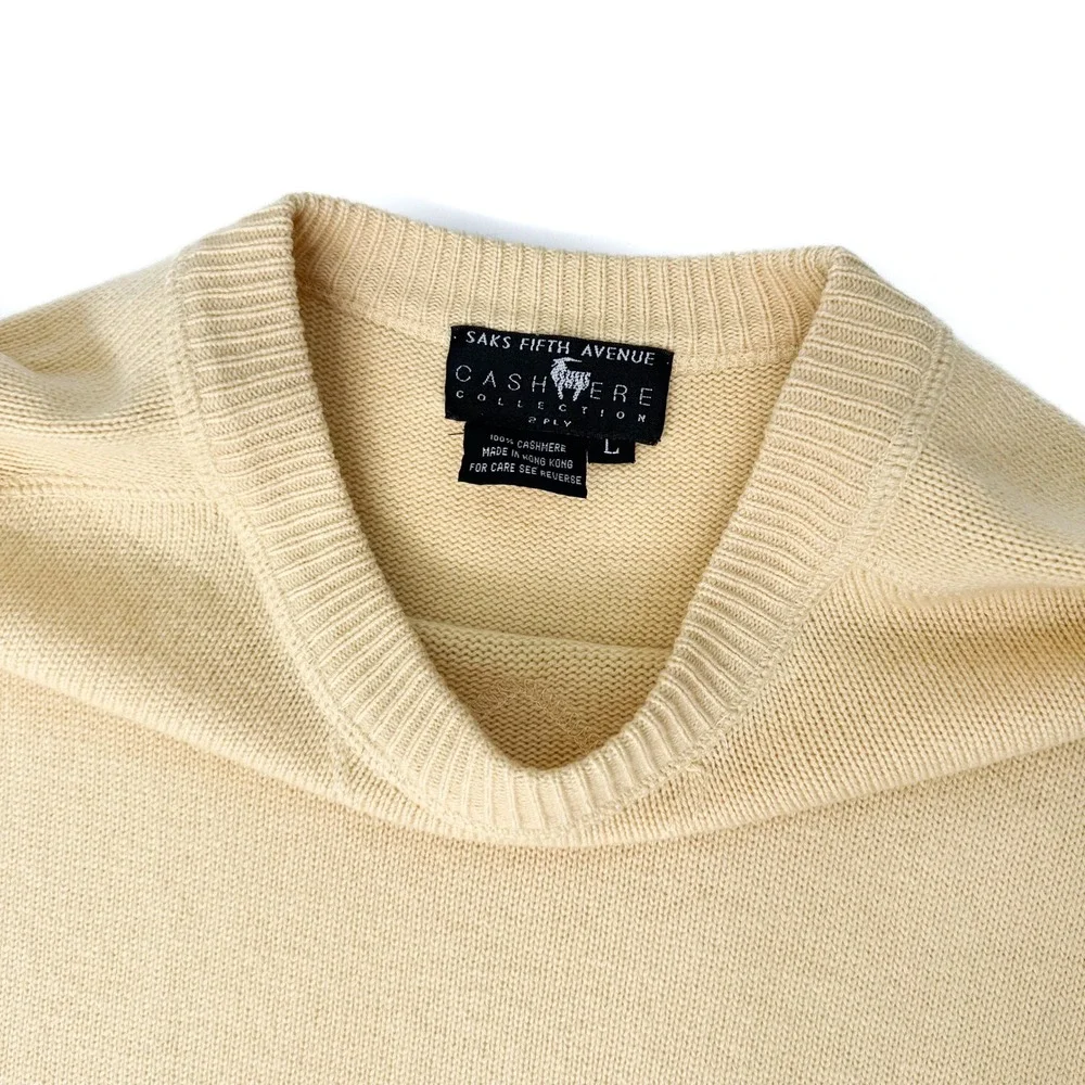 Vintage 90's Saks Fifth Avenue Cashmere Collection Men's‎ Sweater – L